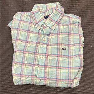 Vineyard Vines Men's Pastel Plaid Shirt